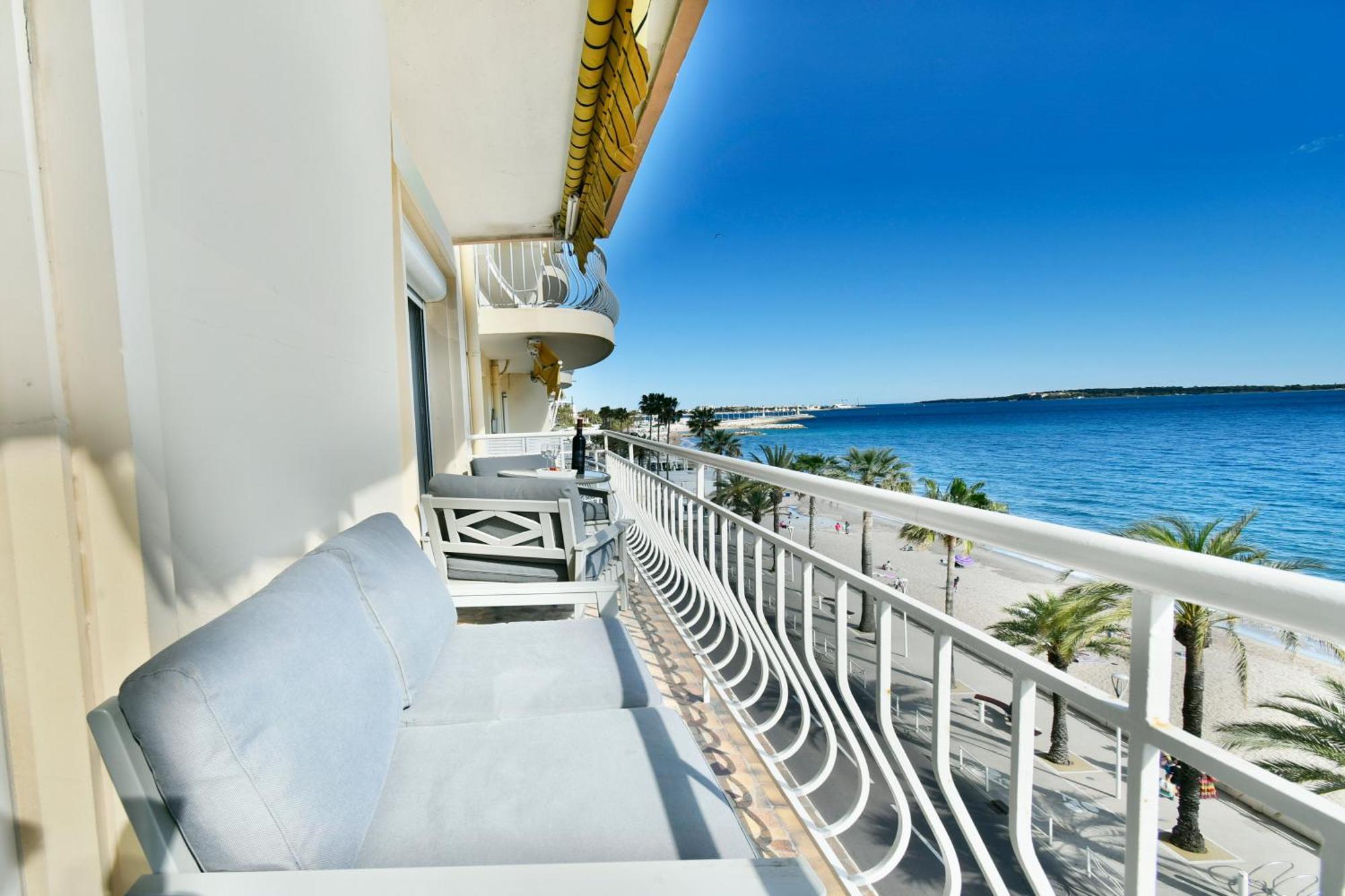 Plage Du Midi- Vue Sur Mer Standing Presta Cannes Exterior photo